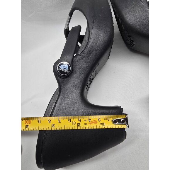Women's Crocs Cyprus IV Heels Sandals Size 10 Black - Picture 8 of 9